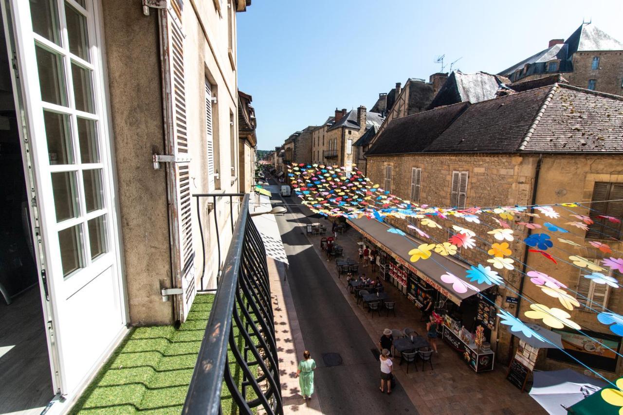 La Salamandra Au Coeur De Sarlat, Climatisation Eksteriør bilde
